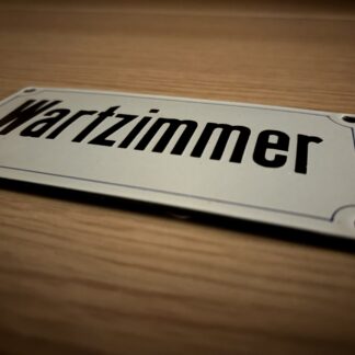 Emailschild „Wartzimmer“