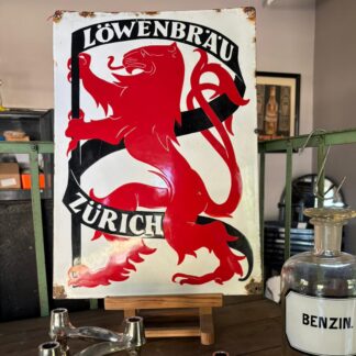Emailschild Löwenbräu Zürich